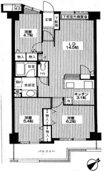 グローリア初穂喜多見の物件間取画像